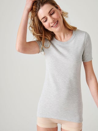 T-shirt Thermolactyl manches courtes, molleton gratté  - Damart