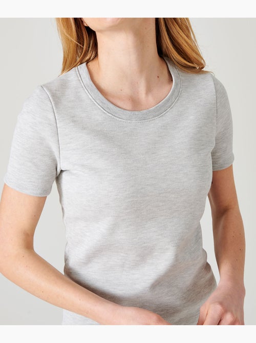 T-shirt thermolactyl manches courtes, molleton gratté - damart - Kiabi T-shirt thermolactyl manches courtes, molleton gratté - damart - Kiabi