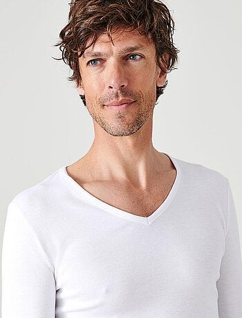 T-shirt Thermolactyl manches longues maille interlock - Damart