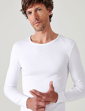 T-shirt Thermolactyl manches longues maille interlock - Damart