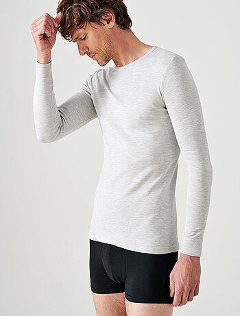 T-shirt Thermolactyl manches longues maille interlock - Damart