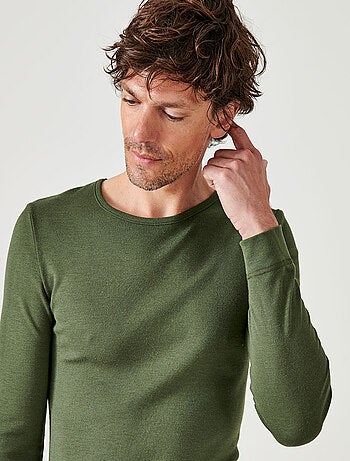 T-shirt Thermolactyl manches longues maille interlock - Damart