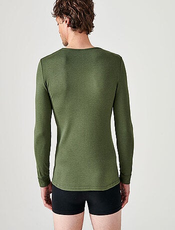 T-shirt Thermolactyl manches longues maille interlock - Damart