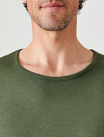 T-shirt Thermolactyl manches longues maille interlock - Damart