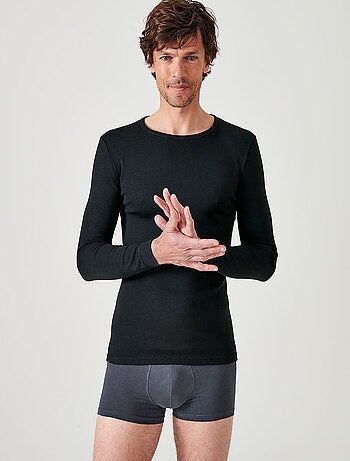 T-shirt Thermolactyl manches longues maille interlock - Damart