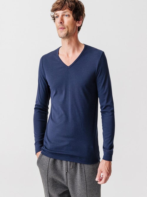 T-shirt Thermolactyl manches longues maille interlock thermique - Damart - Kiabi
