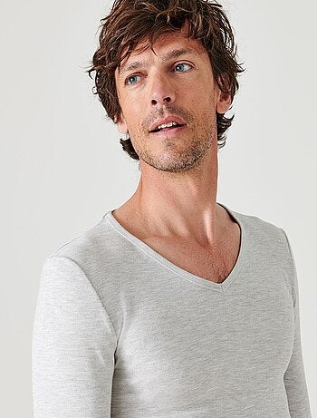 T-shirt Thermolactyl manches longues maille interlock thermique - Damart