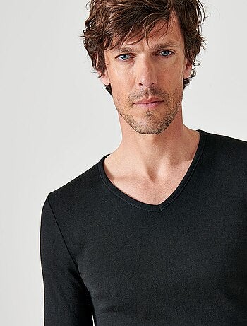 T-shirt Thermolactyl manches longues maille interlock thermique - Damart