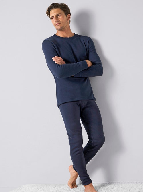 T-shirt Thermolactyl manches longues, molleton gratté thermique - Damart - Kiabi