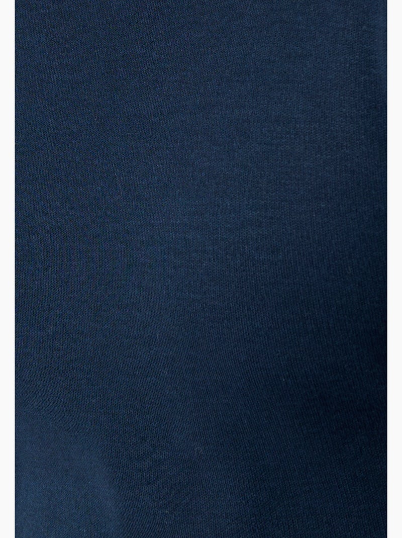 T-shirt thermolactyl manches longues, molleton gratté thermique - damart Bleu marine - Kiabi