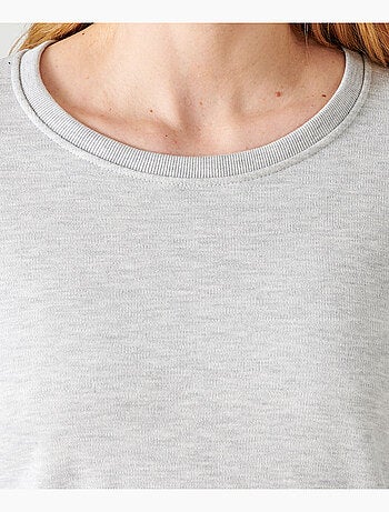 T-shirt Thermolactyl manches longues, molleton gratté thermique - Damart