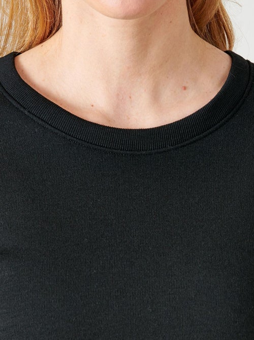 T-shirt Thermolactyl manches longues, molleton gratté thermique - Damart - Kiabi