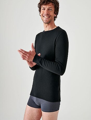 T-shirt Thermolactyl manches longues, molleton gratté thermique - Damart