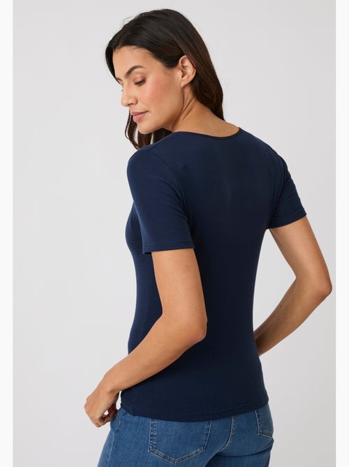 T-shirt Thermolactyl Sensitive manches courtes col rond - Damart - Kiabi
