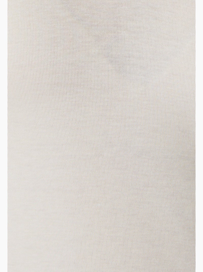 T-shirt Thermolactyl Sensitive manches courtes col V - Damart Blanc - Kiabi