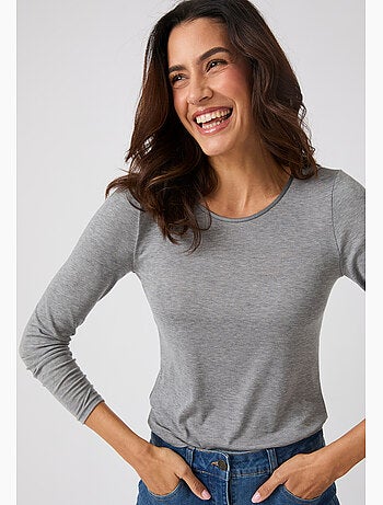T-shirt Thermolactyl Sensitive manches longues col rond - Damart