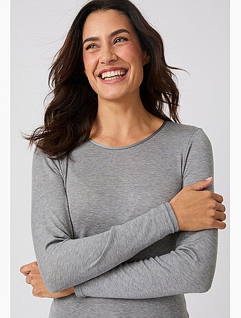 T-shirt Thermolactyl Sensitive manches longues col rond - Damart