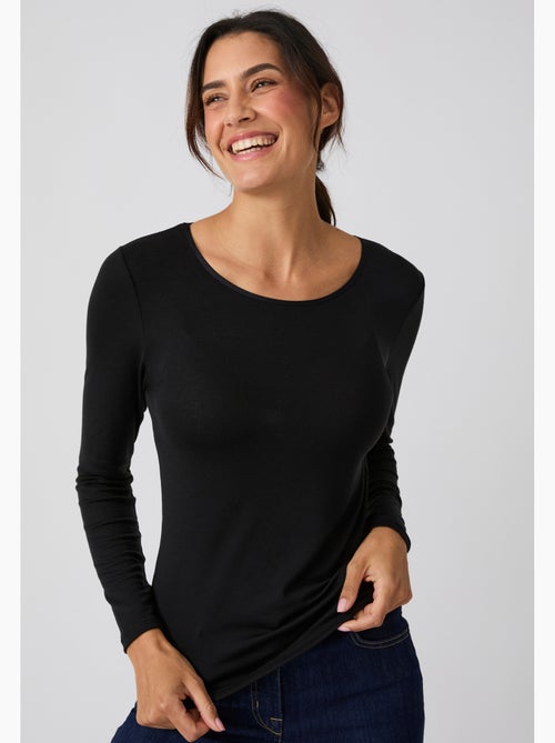 T-shirt thermolactyl sensitive manches longues col rond - damart - Kiabi