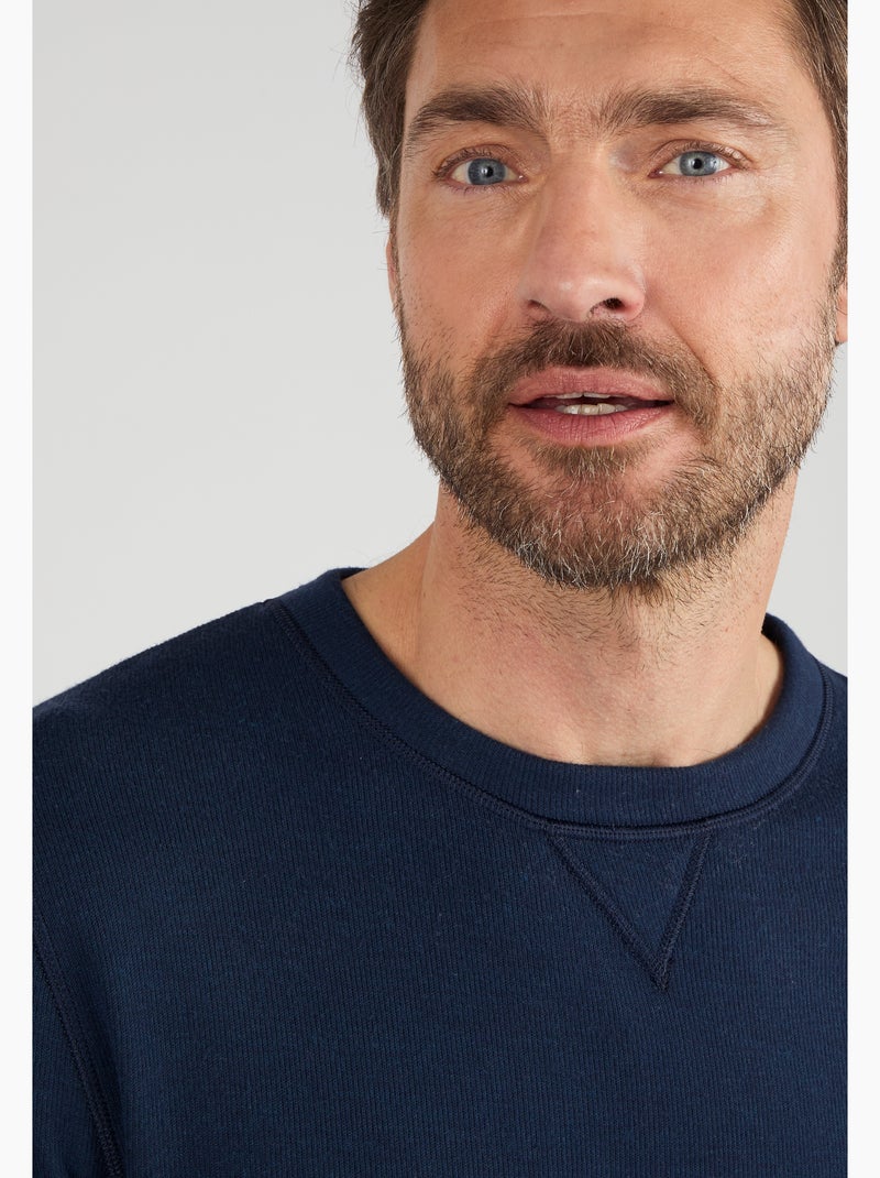 T-shirt Thermolactyl Sensitive, molleton thermique - Damart Bleu marine - Kiabi