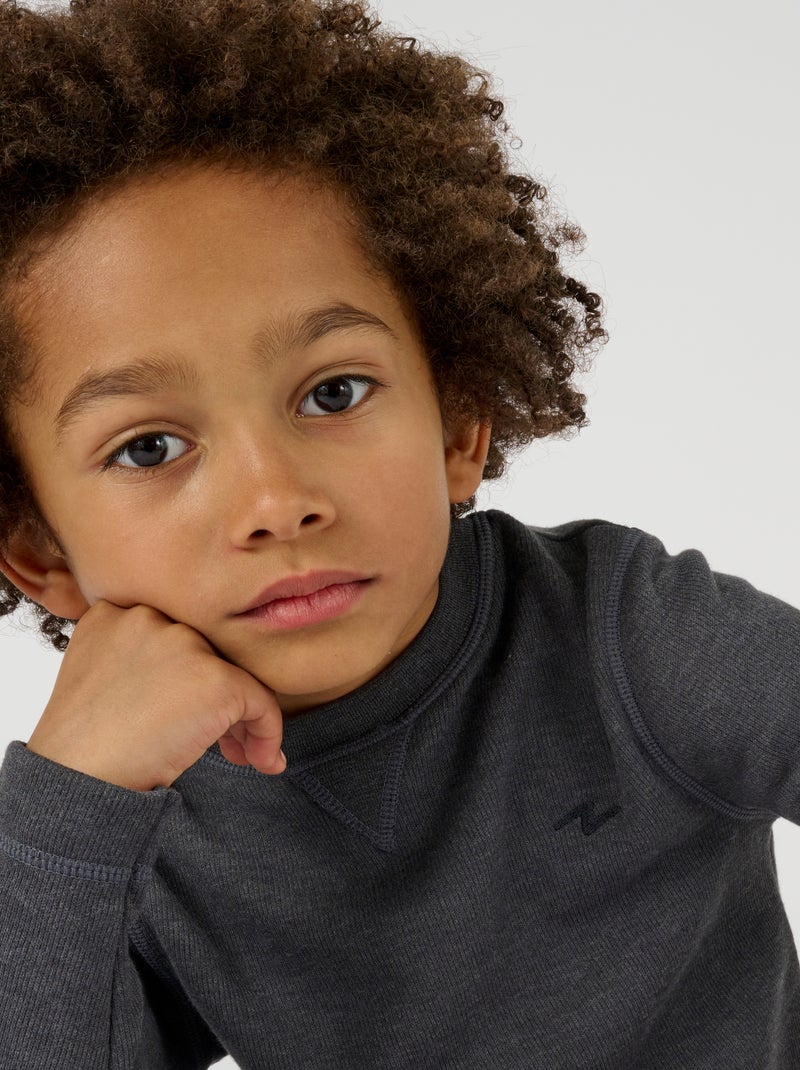 T-shirt Thermolactyl Sensitive, molleton thermique - Damart Gris - Kiabi