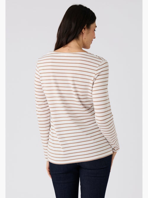 T-shirt Thermolactyl uni ou rayé - Damart - Kiabi