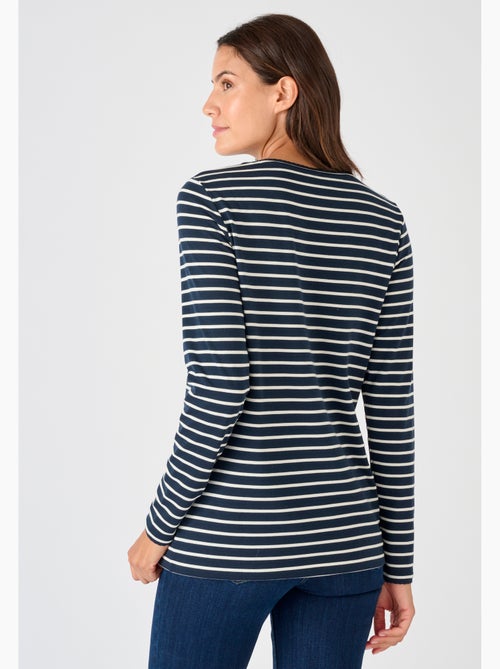 T-shirt Thermolactyl uni ou rayé - Damart - Kiabi