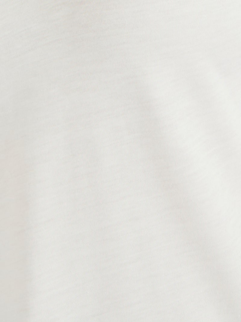 T-shirt Thermol'love dentelle - Damart Blanc cassé - Kiabi