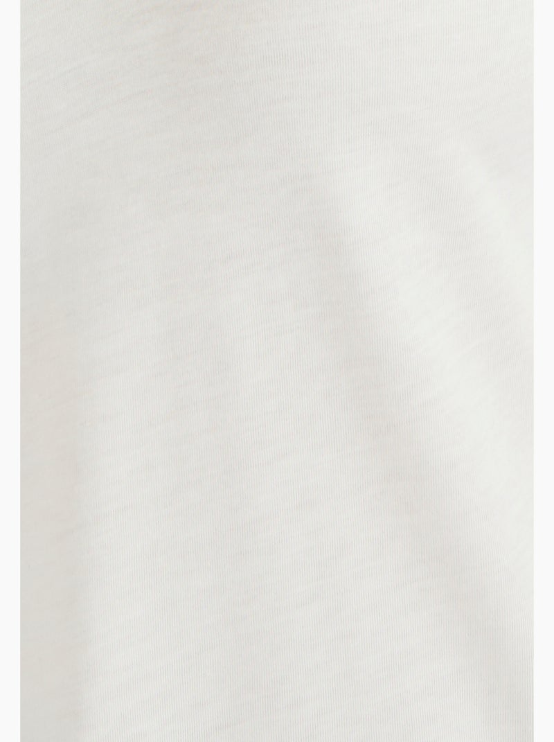 T-shirt Thermol'love dentelle - Damart Blanc - Kiabi