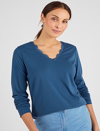 T-shirt Thermol'love dentelle - Damart