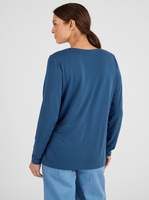 T-shirt Thermol'love dentelle - Damart - Kiabi