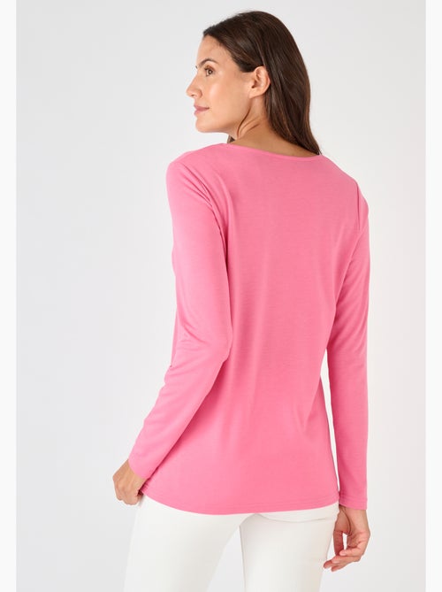 T-shirt Thermol'love dentelle - Damart - Kiabi