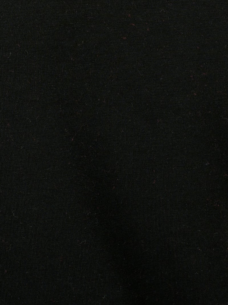 T-shirt Thermol'love dentelle - Damart Noir mat - Kiabi
