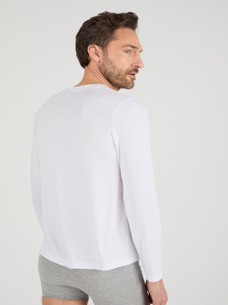 T-shirt thermorégulant - Damart Blanc - Kiabi