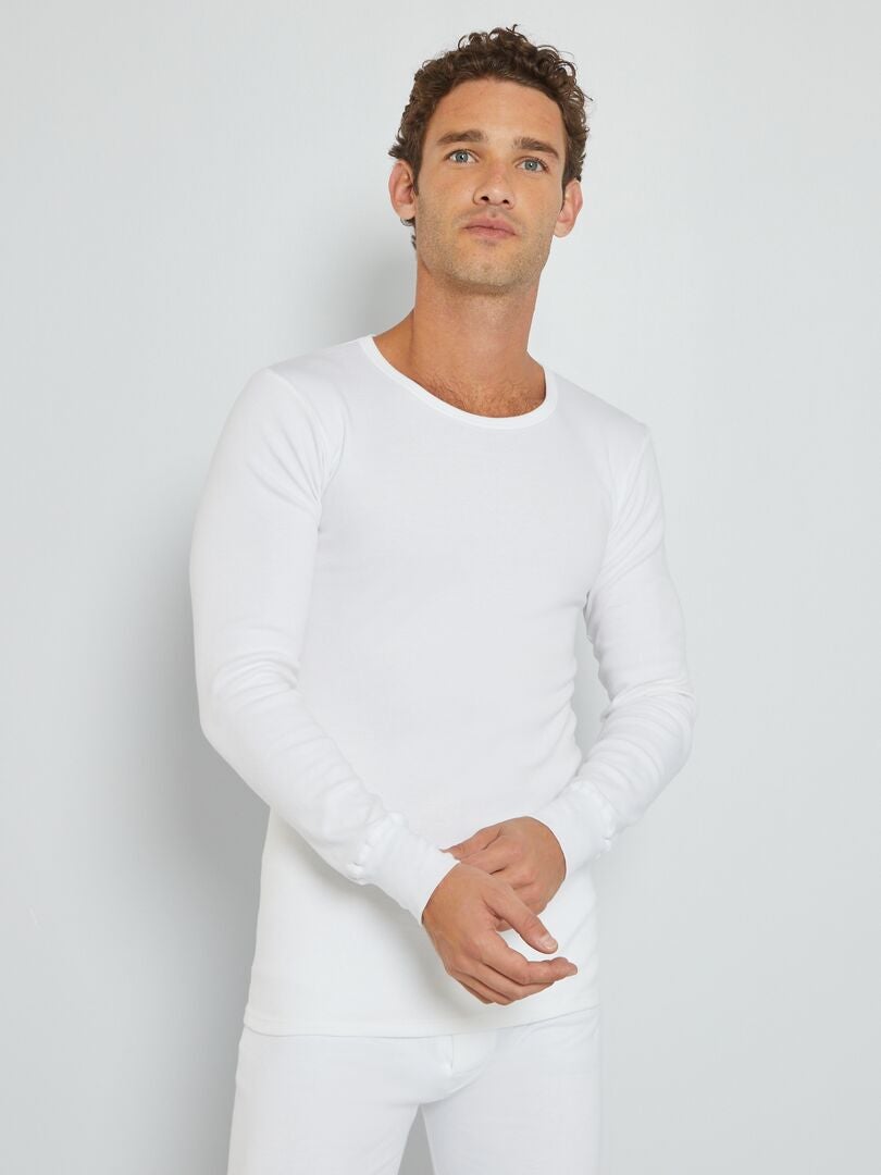 T-shirt thermorégulant 'Hekla par Lemahieu' blanc - Kiabi