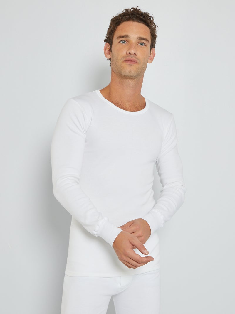 T-shirt thermorégulant 'Hekla par Lemahieu' blanc - Kiabi