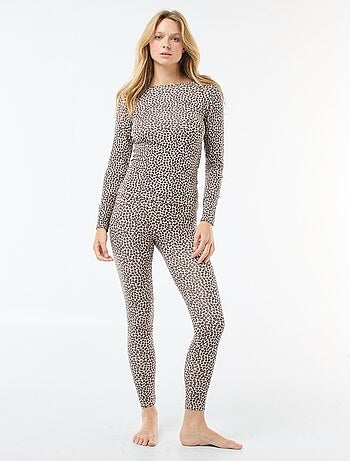 T-shirt thermorégulateur à manches longues col rond