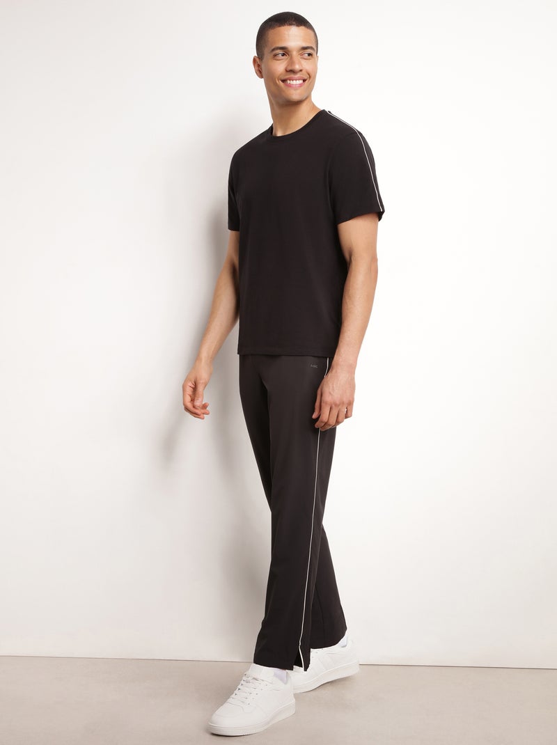 T-shirt Thermorégulateur Col Rond Dim Move Noir - Kiabi