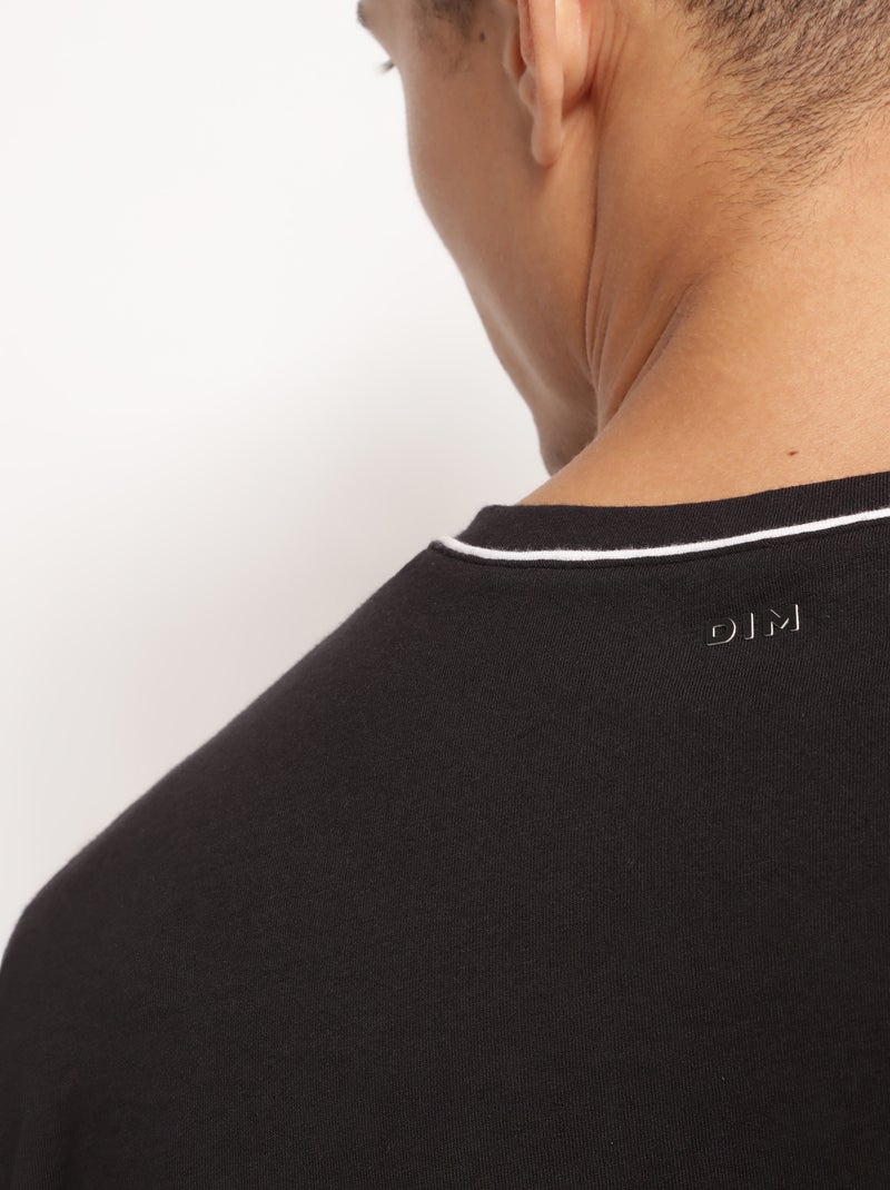 T-shirt Thermorégulateur Col Rond Dim Move Noir - Kiabi