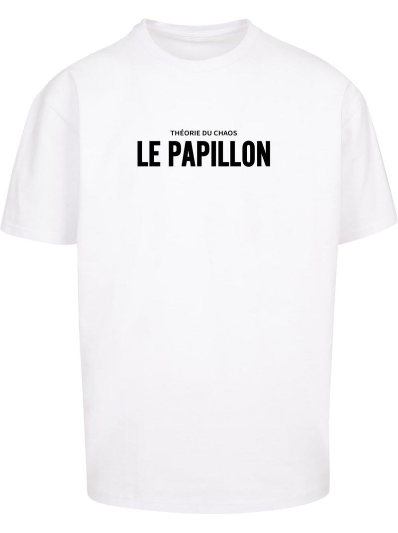 T-shirt therorie du chaos - mister tee Blanc - Kiabi