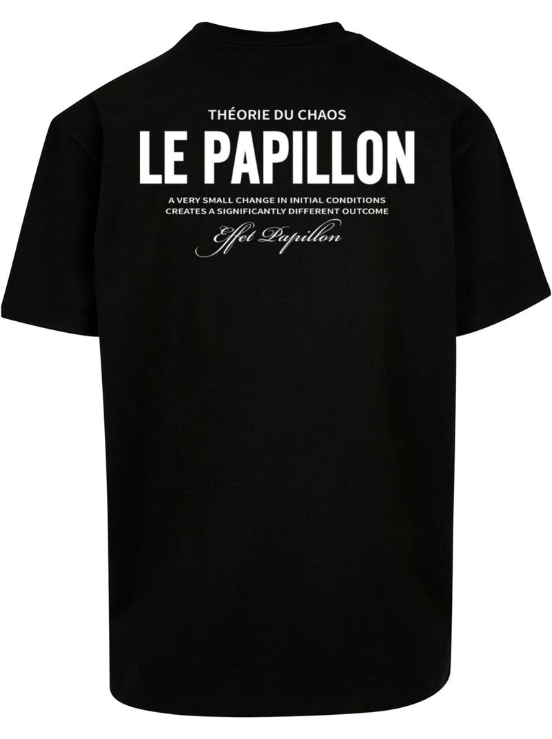 T-shirt therorie du chaos - mister tee Noir - Kiabi