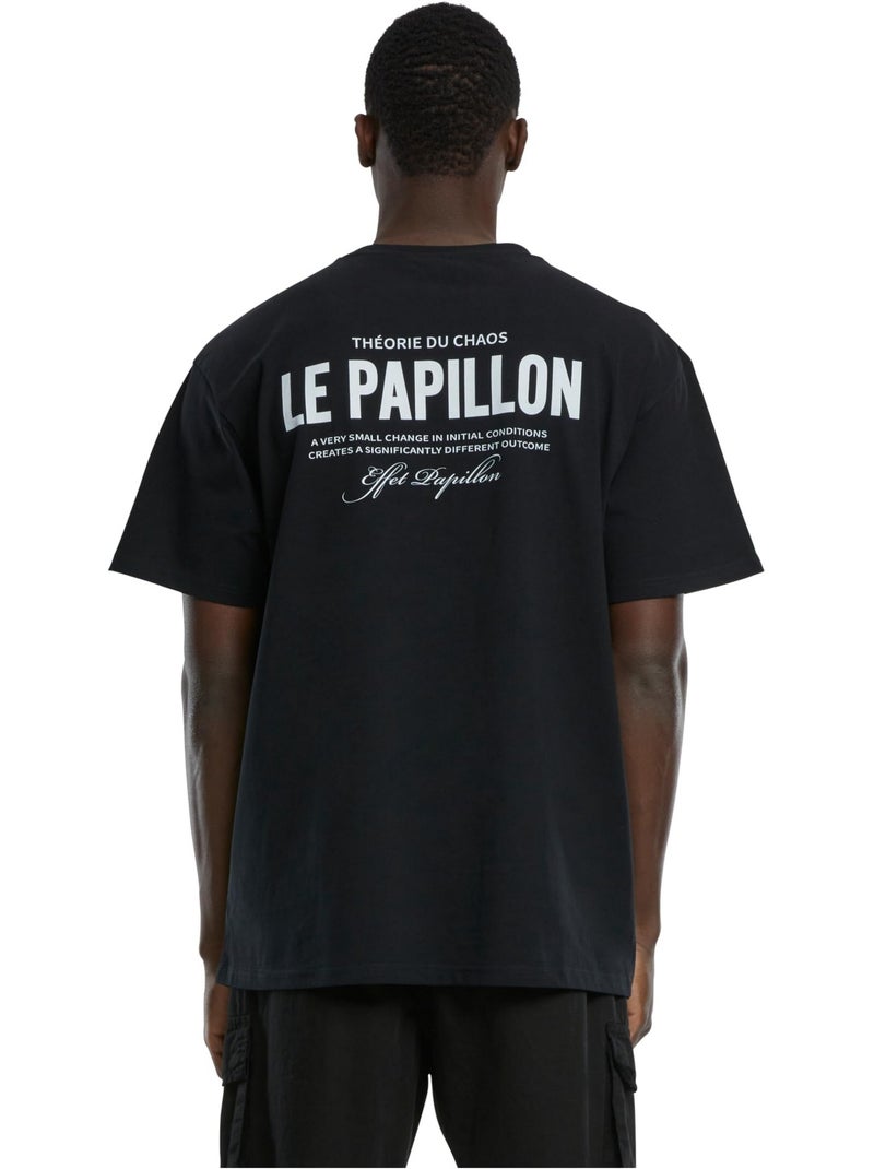 T-shirt therorie du chaos - mister tee Noir - Kiabi