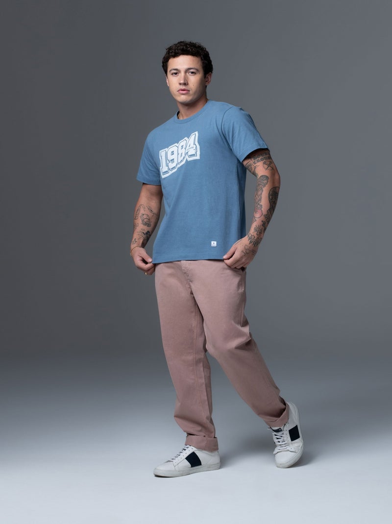 T-shirt  Theyear Mark Redskins Bleu - Kiabi