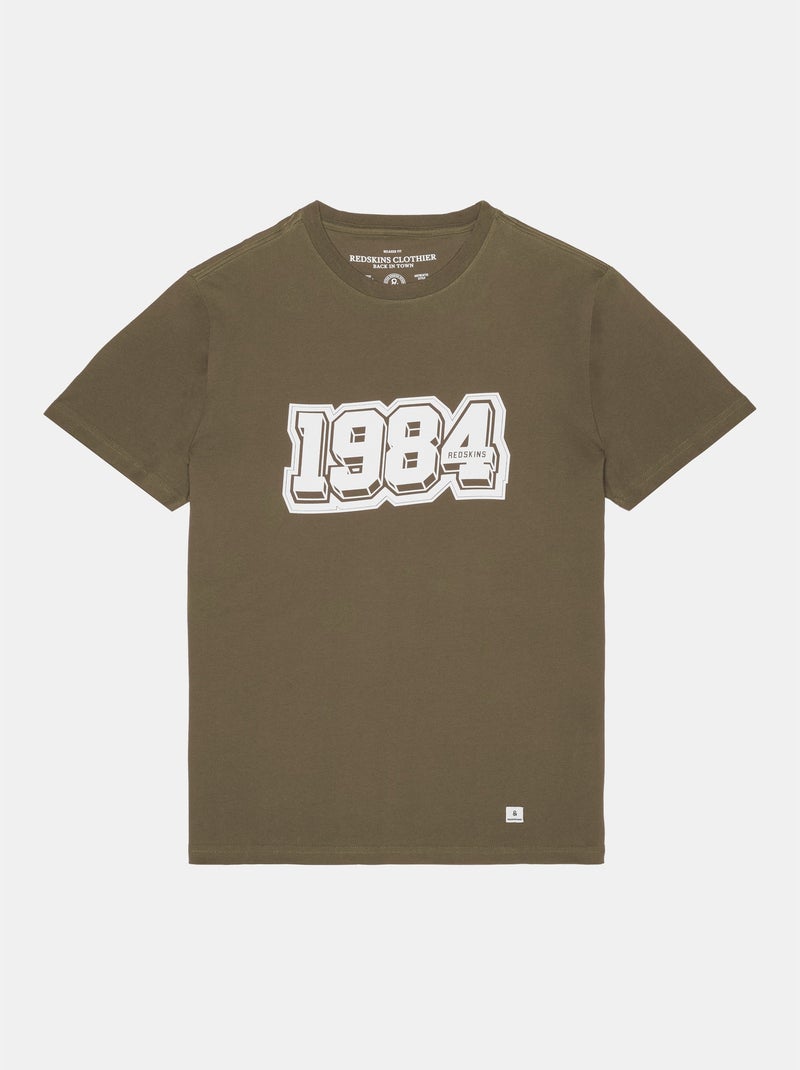 T-shirt  Theyear Mark Redskins Kaki - Kiabi