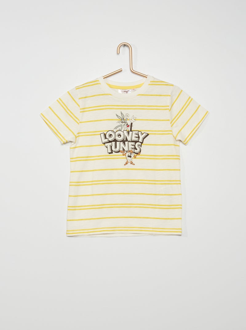 T-shirt Titi' des 'Looney Tunes' jaune - Kiabi