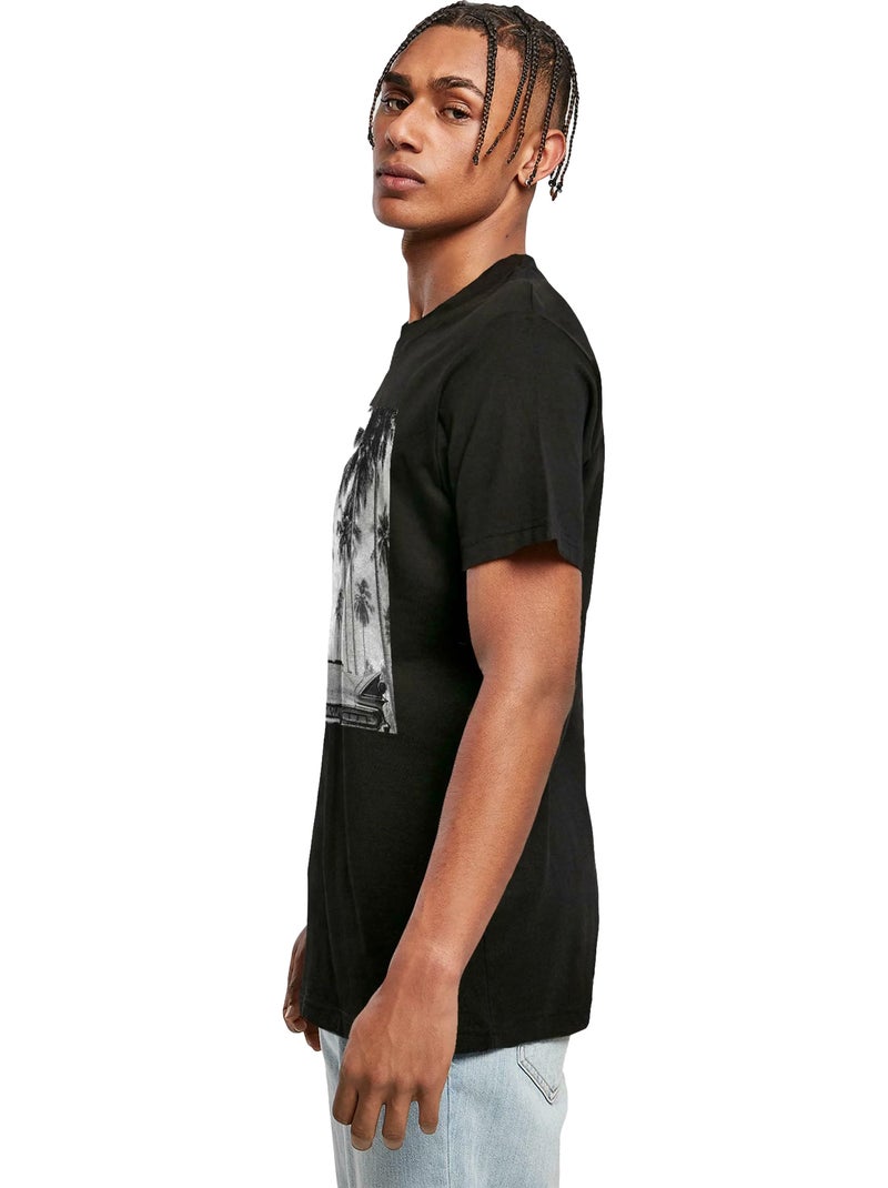 T-shirt today was a good day - mister tee Noir - Kiabi