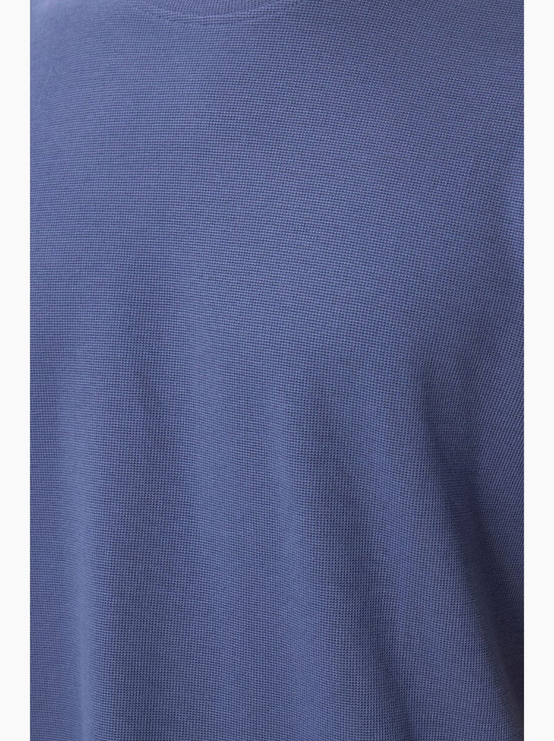 T-shirt tommy pour homme, coupe classique, col rond tommy Bleu foncé - Kiabi