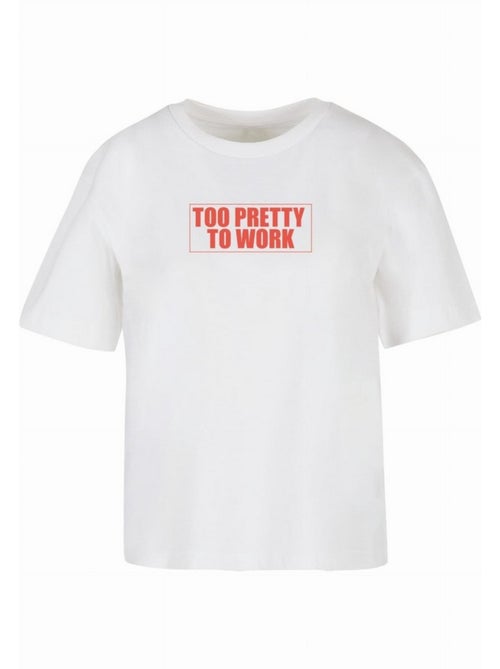 T-shirt too pretty to work - miss tee - Kiabi T-shirt too pretty to work - miss tee - Kiabi