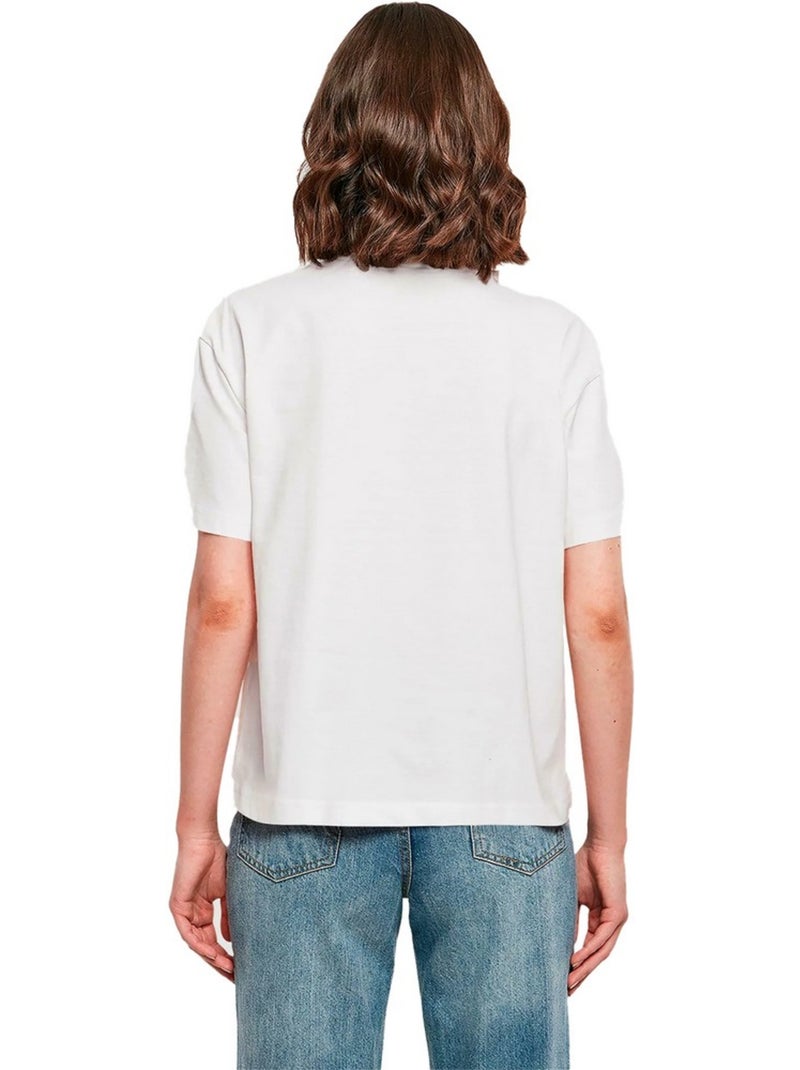 T-shirt too pretty to work - miss tee Blanc - Kiabi