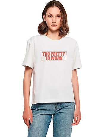 T-shirt too pretty to work - miss tee