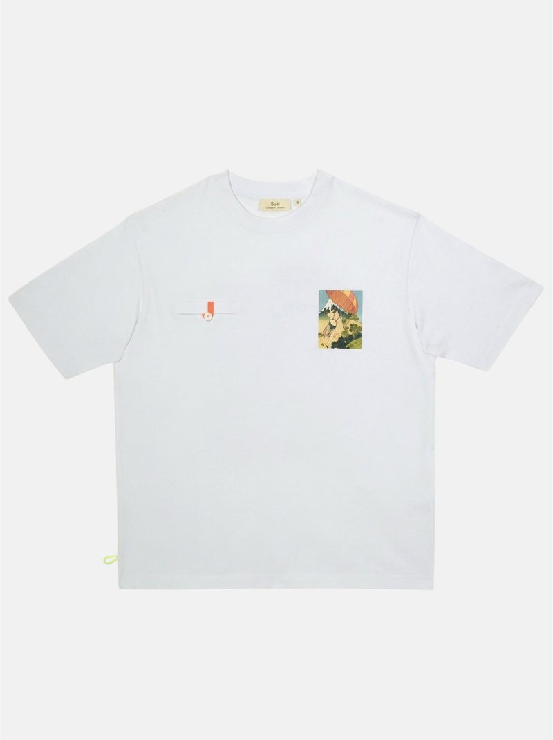 T-shirt toshi parachute  femme - sae paris Blanc - Kiabi